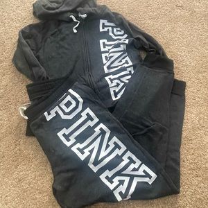 Vs pink hoodie outfit